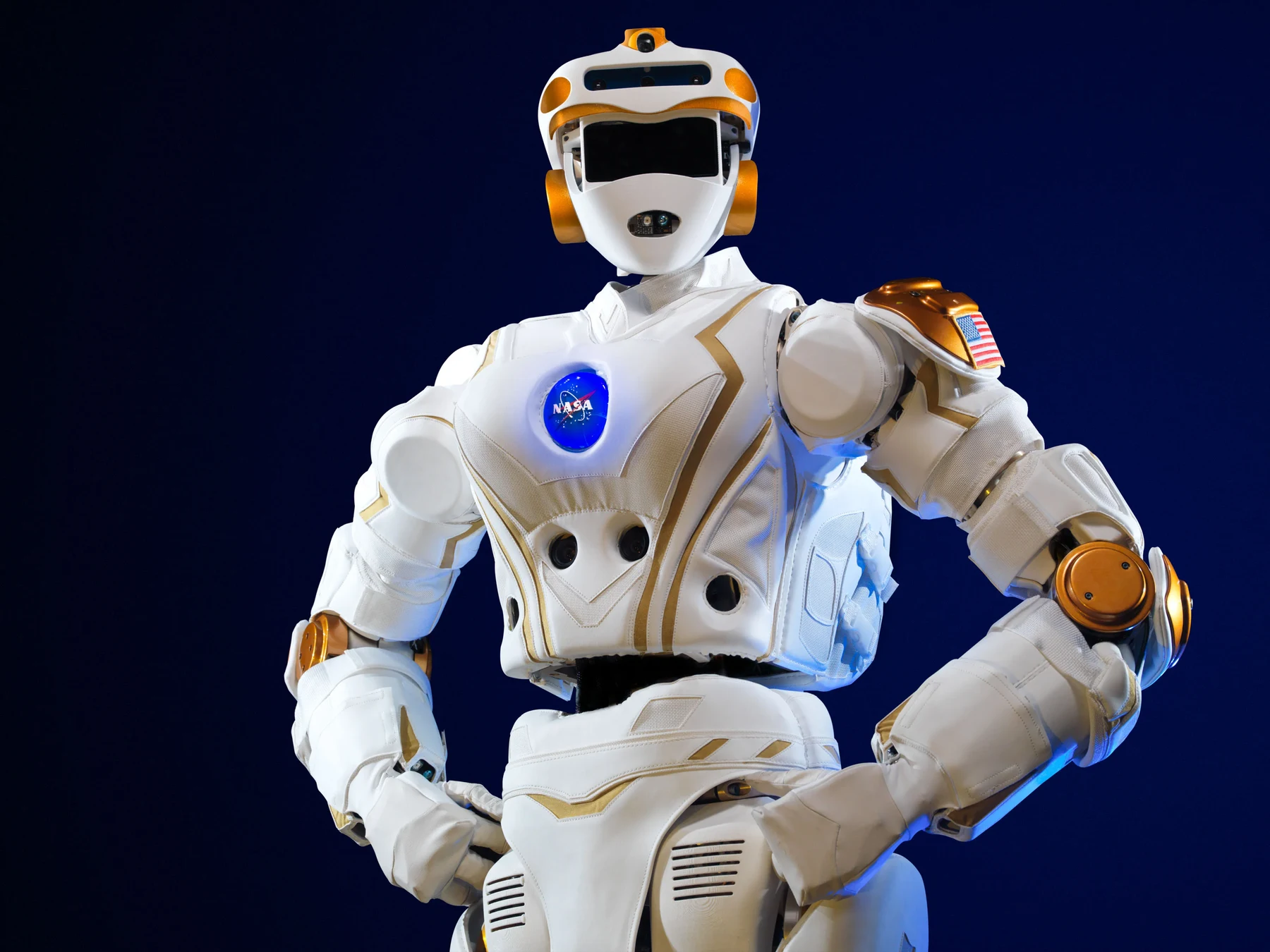 NASA Johnson Space Center Valkyrie R5 humanoid robot