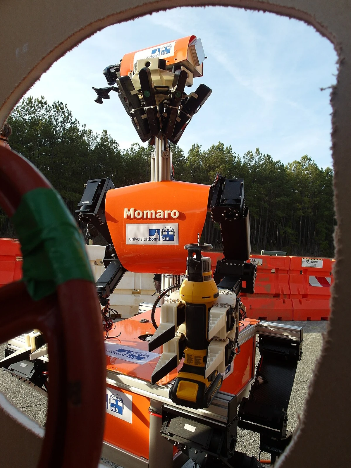 Momaro mobile manipulation research robot
