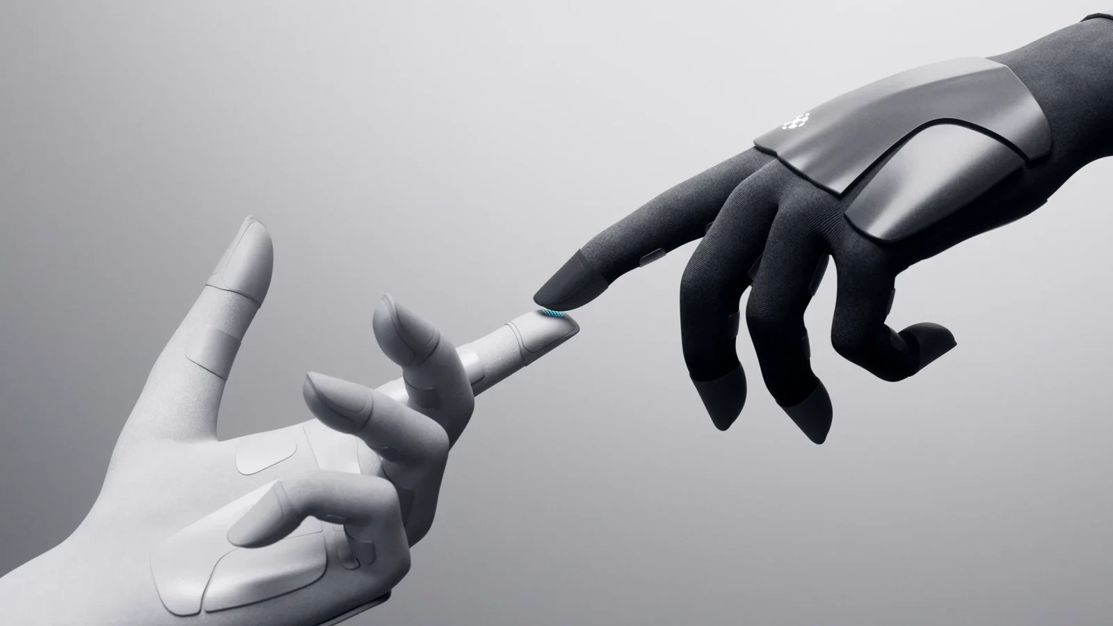 Xynova's product image of its FLEX 2 dexterous robotic hand