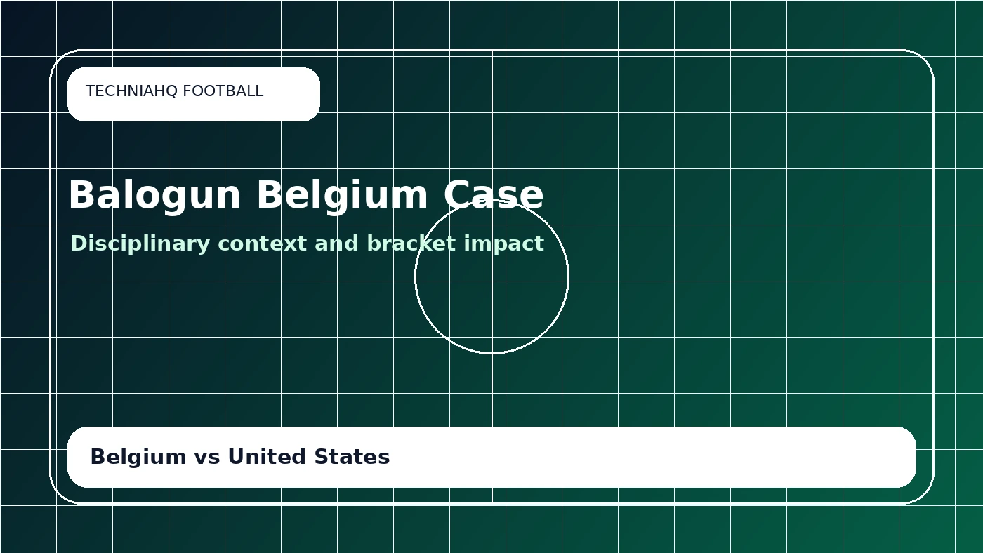 Folarin Balogun FIFA suspension controversy before USA vs Belgium