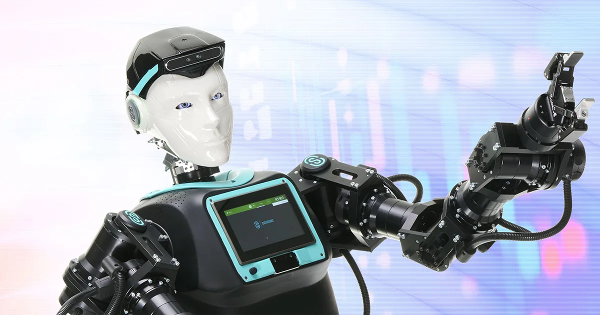 Oversonic Robotics RoBee R wheeled humanoid robot